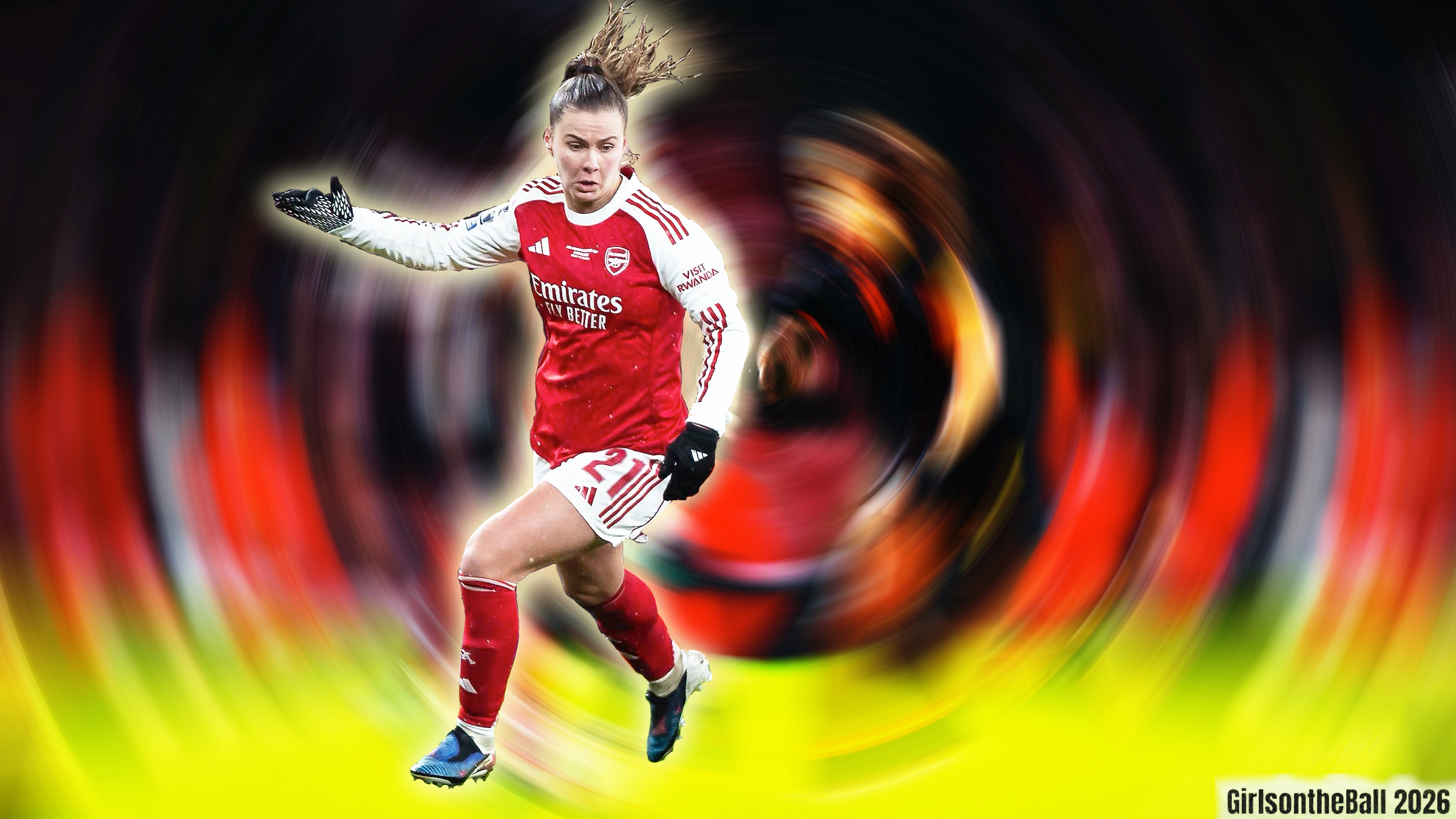 Daphne van Domselaar en Victoria Pelova overklassen OH Leuven met Arsenal in Champions League.