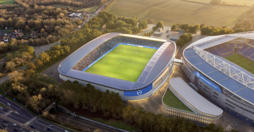 Brighton & Hove Albion met eerste Vrouwenspecifieke stadion in Europa