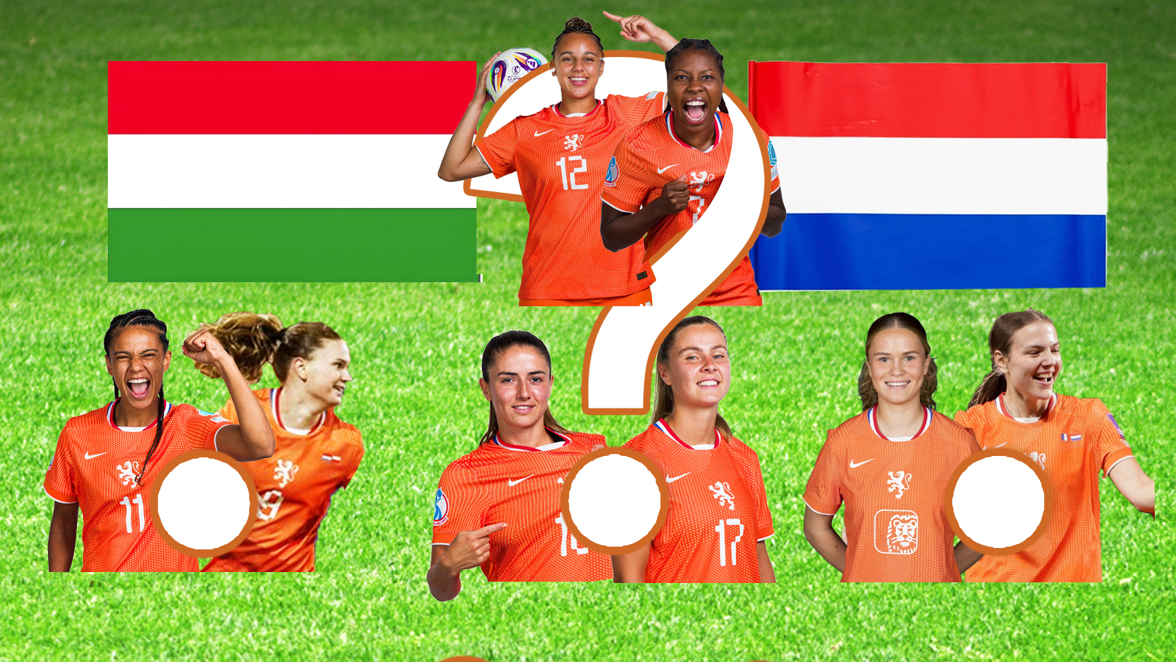 Maak hier jouw opstelling voor de OranjeLeeuwinnen vs Hongarije